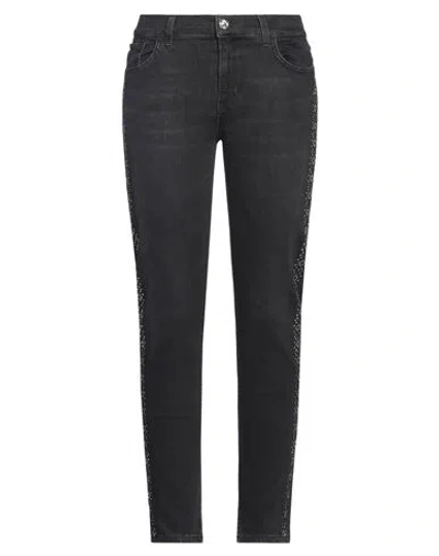 Liu •jo Woman Jeans Black Size 32 Cotton, Elastane