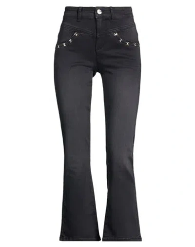Liu •jo Woman Jeans Black Size 30 Cotton, Polyester In Blue