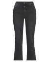 Liu •jo Woman Jeans Black Size 32 Cotton, Elastane In Black
