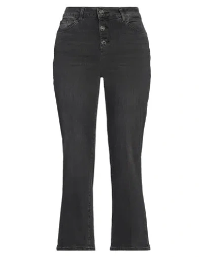 Liu •jo Woman Jeans Black Size 32 Cotton, Elastane