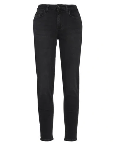 Liu •jo Woman Jeans Black Size 32w-30l Cotton, Elastomultiester, Elastane