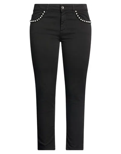 Liu •jo Woman Jeans Black Size 32w-28l Cotton, Elastane