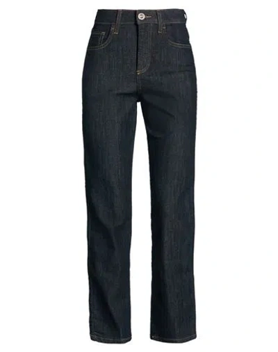 Liu •jo Woman Jeans Blue Size 24w-28l Cotton, Polyester, Elastane