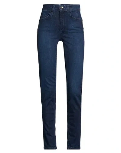 Liu •jo Woman Jeans Blue Size 24w-30l Cotton, Elastane