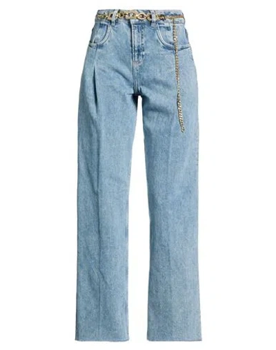 Liu •jo Woman Jeans Blue Size 25 Cotton, Elastane