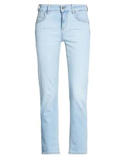 Liu •jo Woman Jeans Blue Size 25w-28l Cotton, Elastane