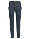 Liu •jo Woman Jeans Blue Size 25w-30l Cotton, Polyester, Elastane In Blue