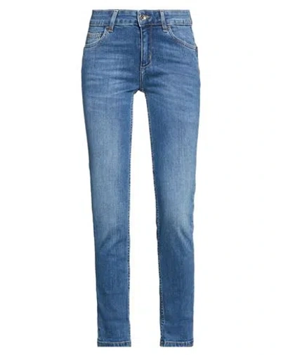 Liu •jo Woman Jeans Blue Size 25w-28l Cotton, Elastane