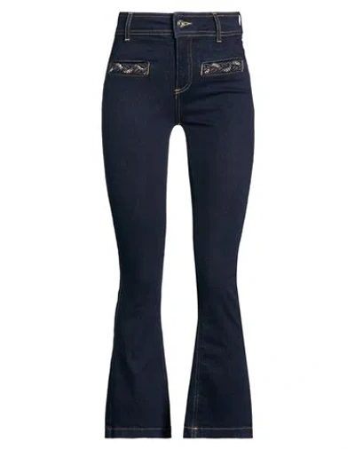 Liu •jo Woman Jeans Blue Size 26 Cotton, Elastane