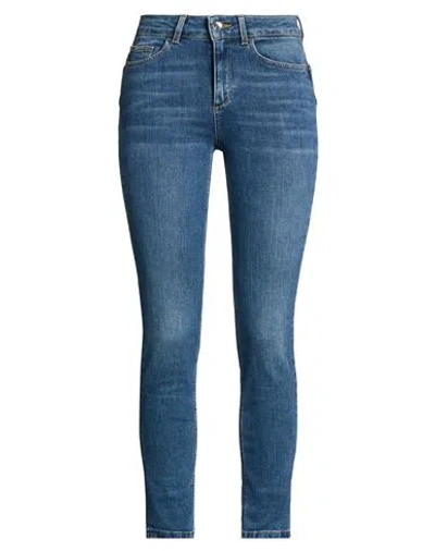 Liu •jo Woman Jeans Blue Size 26w-28l Cotton, Elastane