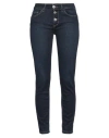 Liu •jo Woman Jeans Blue Size 24w-28l Cotton, Elastane In Blue