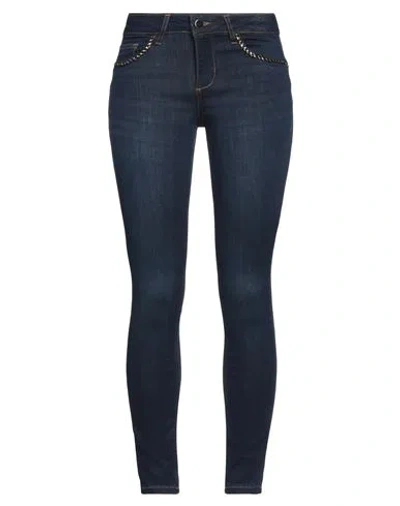 Liu •jo Woman Jeans Blue Size 25w-28l Cotton, Modal, Elastomultiester, Elastane