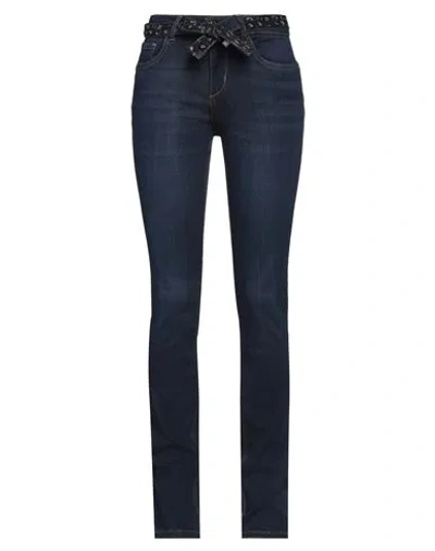 Liu •jo Woman Jeans Blue Size 26w-34l Cotton, Modal, Elastomultiester, Elastane