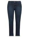 Liu •jo Woman Jeans Blue Size 26w-28l Cotton, Elastane In Blue