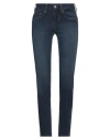 Liu •jo Woman Jeans Blue Size 25w-28l Cotton, Polyester, Elastane In Blue