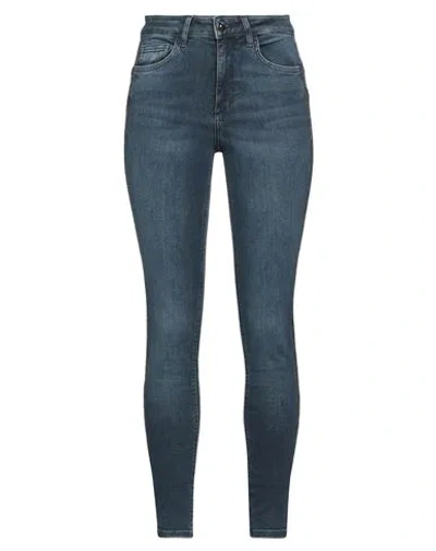 Liu •jo Woman Jeans Blue Size 28w-30l Cotton, Elastane