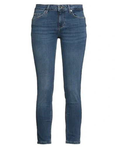 Liu •jo Woman Jeans Blue Size 27w-30l Cotton, Polyester, Elastane
