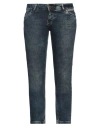 Liu •jo Woman Jeans Blue Size 28 Cotton, Lycra In Blue