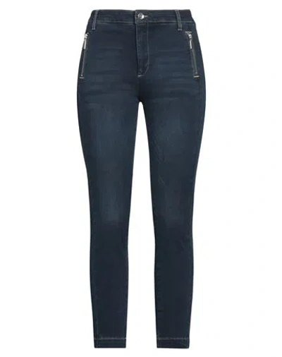Liu •jo Woman Jeans Blue Size 28 Cotton, Modal, Polyester, Elastane