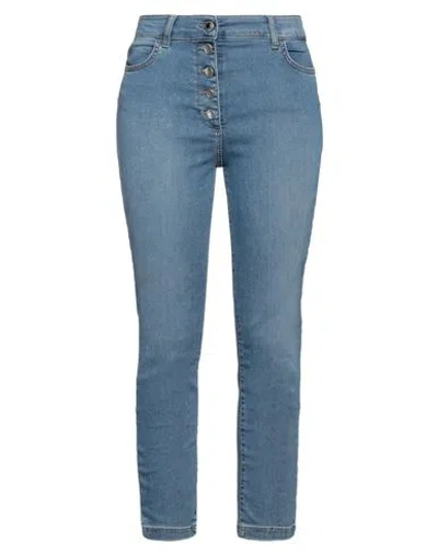 Liu •jo Woman Jeans Blue Size 31 Cotton, Polyester, Elastane