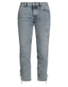 Liu •jo Woman Jeans Blue Size 28 Organic Cotton, Elastane In Blue