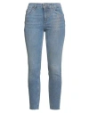Liu •jo Woman Jeans Blue Size 28w-28l Cotton, Elastane In Blue
