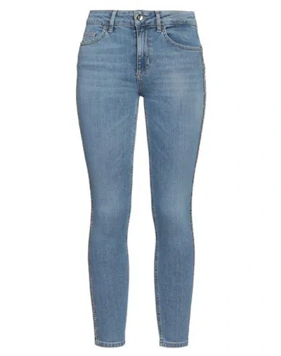 Liu •jo Woman Jeans Blue Size 28w-28l Cotton, Elastane