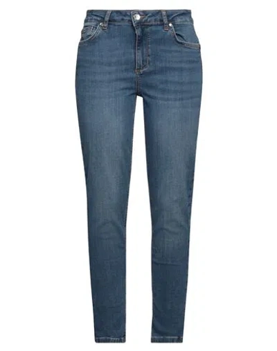 Liu •jo Woman Jeans Blue Size 28w-28l Cotton, Polyester, Elastane