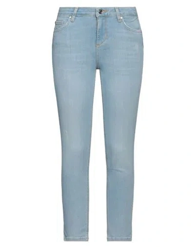 Liu •jo Woman Jeans Blue Size 28w-28l Cotton, Polyester, Elastane