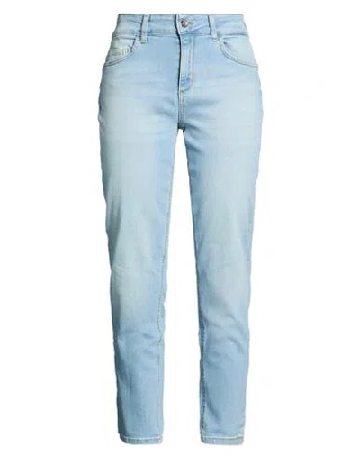 Liu •jo Woman Jeans Blue Size 28w-34l Cotton, Elastane