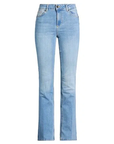 Liu •jo Woman Jeans Blue Size 28w-34l Cotton, Polyester, Elastane