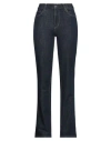 Liu •jo Woman Jeans Blue Size 28w-34l Cotton, Polyester, Elastane In Blue