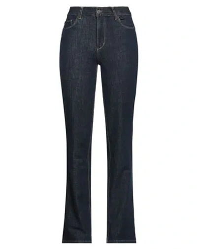 Liu •jo Woman Jeans Blue Size 28w-34l Cotton, Polyester, Elastane
