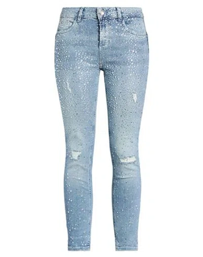 Liu •jo Woman Jeans Blue Size 29 Cotton, Elastane