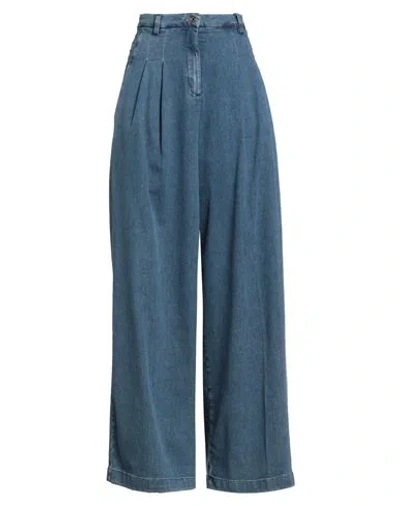 Liu •jo Woman Jeans Blue Size 29 Cotton, Elastane