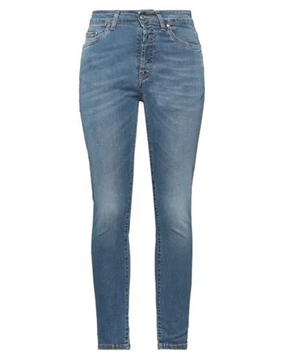 Liu •jo Woman Jeans Blue Size 30 Cotton, Elastane