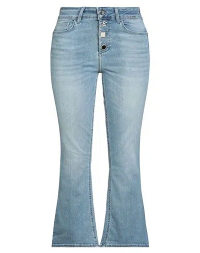 Liu •jo Woman Jeans Blue Size 29 Cotton, Elastomultiester, Elastane