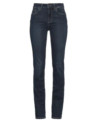 Liu •jo Woman Jeans Blue Size 29w-34l Cotton, Elastane