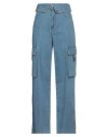 Liu •jo Woman Jeans Blue Size 30 Cotton In Blue
