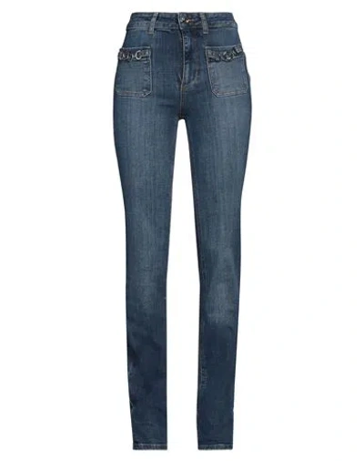 Liu •jo Woman Jeans Blue Size 27 Cotton, Elastane
