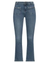 Liu •jo Woman Jeans Blue Size 30 Cotton, Elastane In Blue