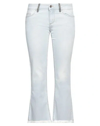 Liu •jo Woman Jeans Blue Size 30 Cotton, Elastane, Polyester
