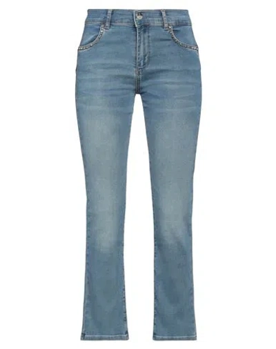Liu •jo Woman Jeans Blue Size 29 Cotton, Polyester, Elastane