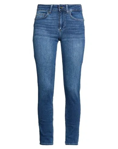 Liu •jo Woman Jeans Blue Size 30w-30l Cotton, Elastomultiester, Elastane