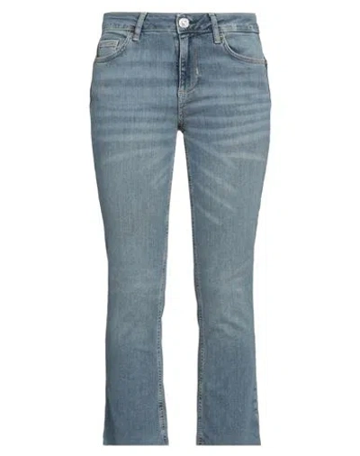 Liu •jo Woman Jeans Blue Size 31 Cotton, Elastane