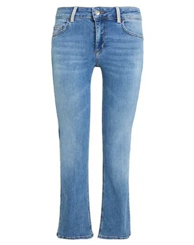 Liu •jo Woman Jeans Blue Size 31 Cotton, Elastane