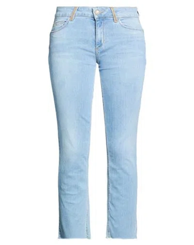 Liu •jo Woman Jeans Blue Size 31 Cotton, Elastane