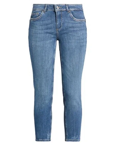 Liu •jo Woman Jeans Blue Size 31 Cotton, Polyester, Elastane