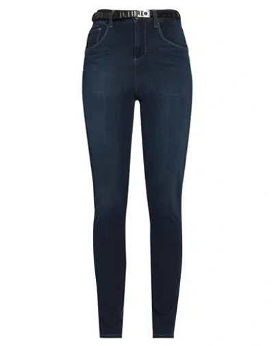 Liu •jo Woman Jeans Blue Size 30 Cotton, Polyester, Elastane