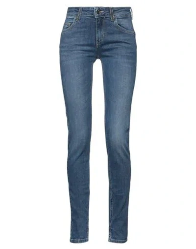 Liu •jo Woman Jeans Blue Size 31w-30l Cotton, Elastane